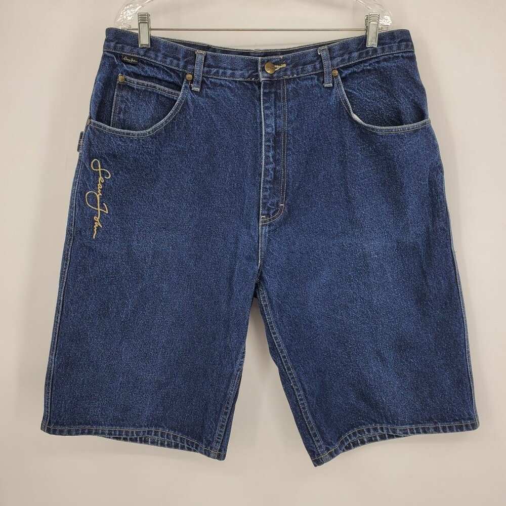 Vintage Sean‎ John Men's Carpenter Denim Y2K Jean Shorts Size 36